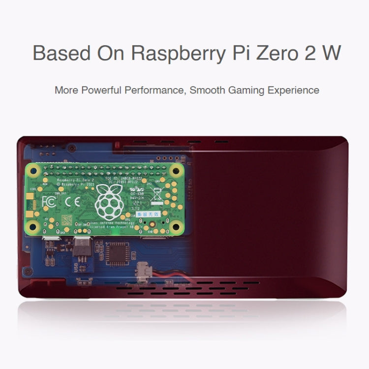 Waveshare GPM280 WiFi Portable Game Console Base on Raspberry Pi Zero, 2W with 32GB TF Card(EU Plug) - Consumer Electronics by WAVESHARE | Online Shopping UK | buy2fix