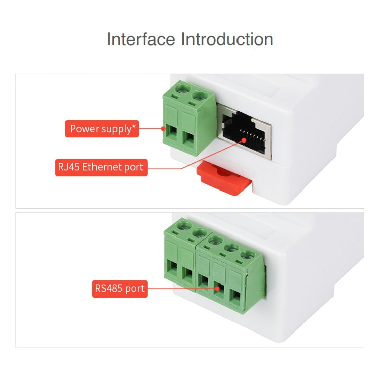 Waveshare Din Rail RS485 to RJ45 Serial Server with POE Function - Consumer Electronics by WAVESHARE | Online Shopping UK | buy2fix