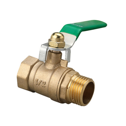 LAIZE Pneumatic Hose Connector Thickened Brass Ball Valve, Size:Inside and Outside 4 Point 1/2 inch -  by LAIZE | Online Shopping UK | buy2fix