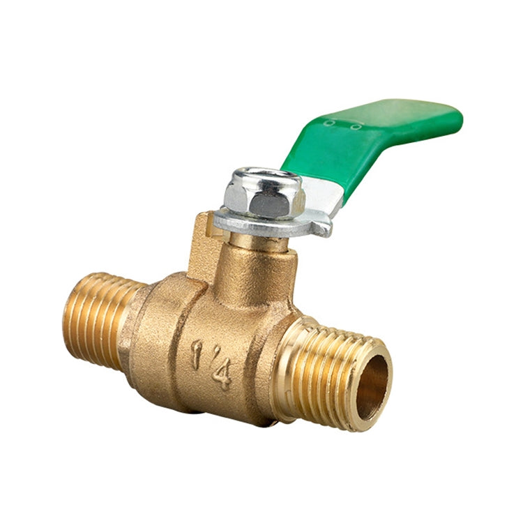 LAIZE Pneumatic Hose Connector Thickened Brass Ball Valve, Size:Double Outside 2 Point 1/4 inch -  by LAIZE | Online Shopping UK | buy2fix