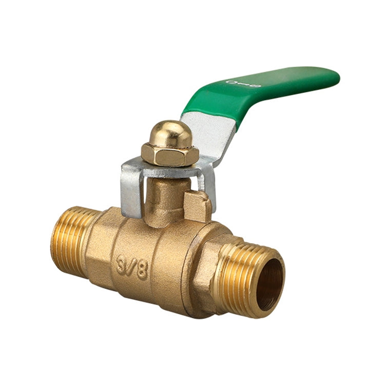 LAIZE Pneumatic Hose Connector Thickened Brass Ball Valve, Size:Double Outside 3 Point 3/8 inch -  by LAIZE | Online Shopping UK | buy2fix