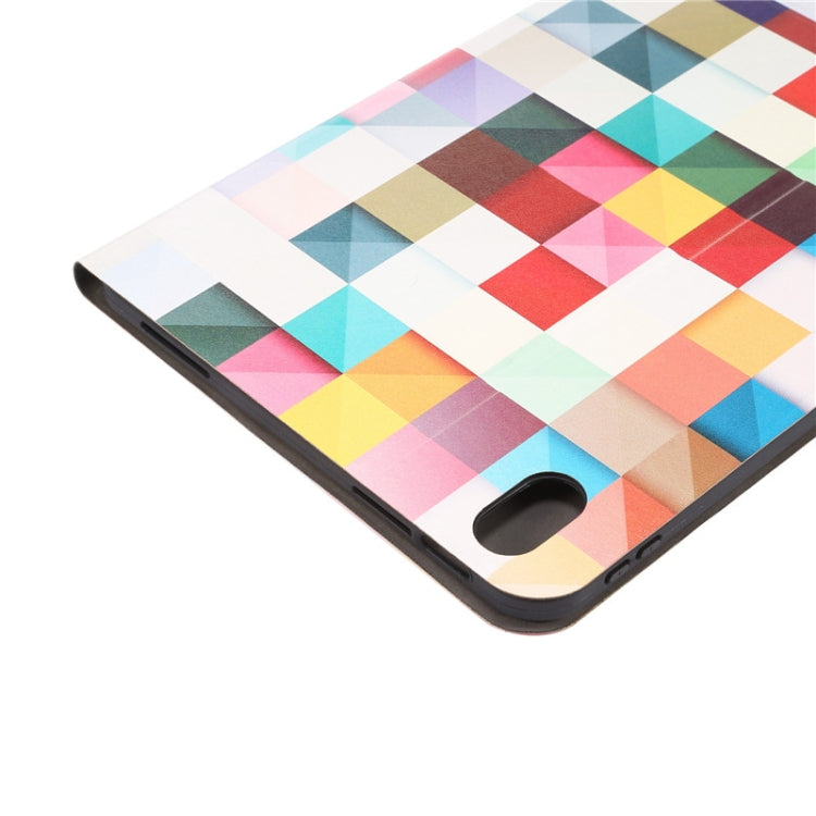 For iPad 2025 / 2022 Painted Voltage Pen Slot Tablet Smart Case(Fantasy Cube) by buy2fix
