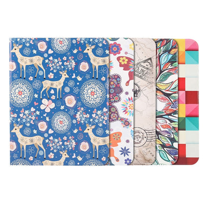 For iPad 2025 / 2022 Painted Voltage Pen Slot Tablet Smart Case(Fantasy Cube) by buy2fix