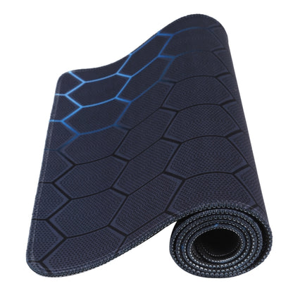 Anti-Slip Rubber Cloth Surface Game Mouse Mat Keyboard Pad, Size:70 x 30 x 0.2cm(Blue Honeycomb) - Mouse Pads by buy2fix | Online Shopping UK | buy2fix