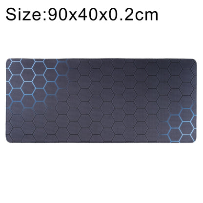 Anti-Slip Rubber Cloth Surface Game Mouse Mat Keyboard Pad, Size:90 x 40 x 0.2cm(Blue Honeycomb) - Mouse Pads by buy2fix | Online Shopping UK | buy2fix