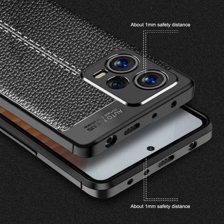 For Xiaomi Redmi Note 12 Pro 5G / Note 12 Pro 5G Speed / Poco X5 Pro Litchi Texture TPU Phone Case(Blue) by buy2fix