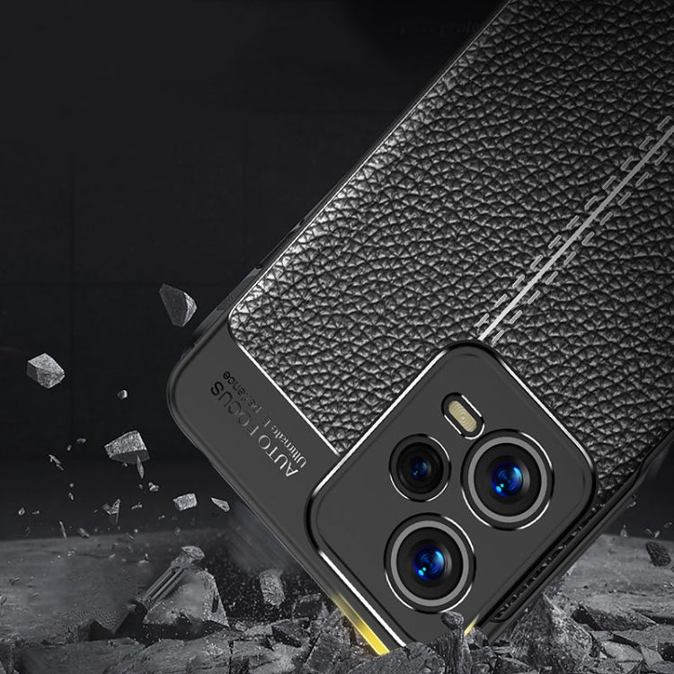 For Xiaomi Redmi Note 12 Pro 5G / Note 12 Pro 5G Speed / Poco X5 Pro Litchi Texture TPU Phone Case(Blue) by buy2fix