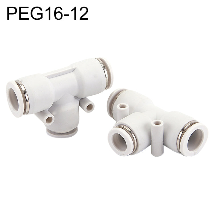 PEG16-12 LAIZE PW T-type Tee Reducing Pneumatic Quick Fitting Connector -  by LAIZE | Online Shopping UK | buy2fix