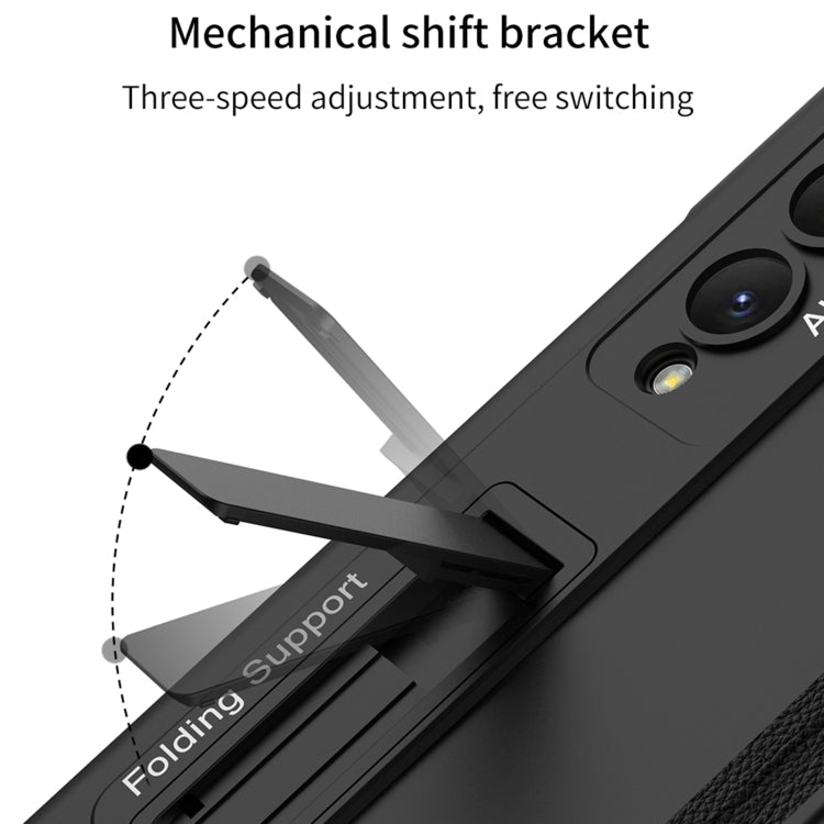 For Samsung Galaxy Z Fold4 GKK Magnetic Fold Full Coverage Anti Peep Phone Case(Black) - Galaxy Z Fold4 5G Cases by GKK | Online Shopping UK | buy2fix