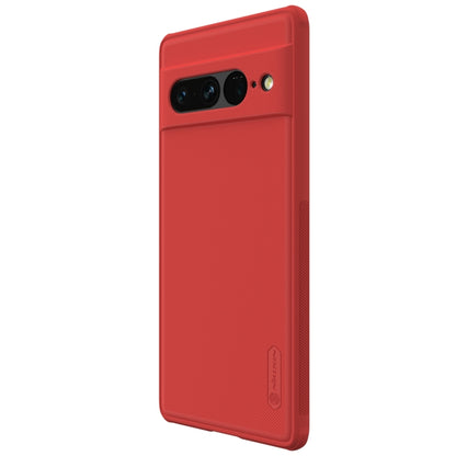 For Google Pixel 7 Pro 5G NILLKIN Super Frosted Shield Pro PC + TPU Phone Case(Red) - Google Cases by NILLKIN | Online Shopping UK | buy2fix