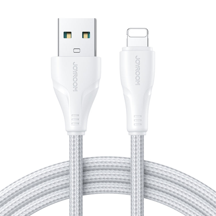 JOYROOM 2.4A USB to 8 Pin Surpass Series Fast Charging Data Cable, Length:1.2m(White) - Normal Style Cable by JOYROOM | Online Shopping UK | buy2fix