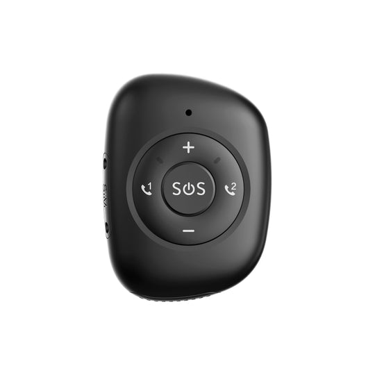 RF-V50 IP67 Waterproof 4G LTE 3G 2G GSM Elderly SOS Button Emergency Alarm GPS Tracker(Black)