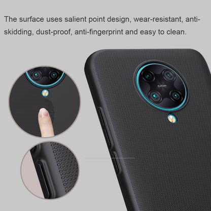 For Xiaomi Redmi K30 Pro NILLKIN Frosted Concave-convex Texture PC Protective(Black) - Xiaomi Cases by NILLKIN | Online Shopping UK | buy2fix