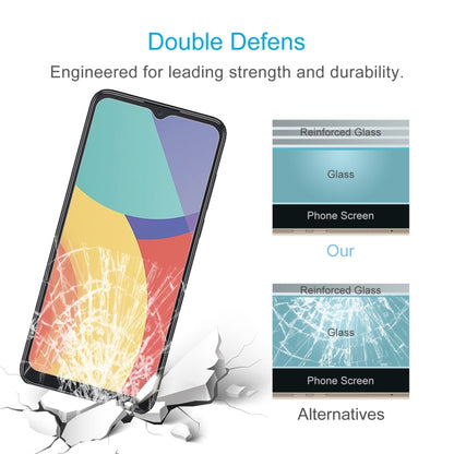 For alcatel 1V 2021 50 PCS 0.26mm 9H 2.5D Tempered Glass Film by buy2fix