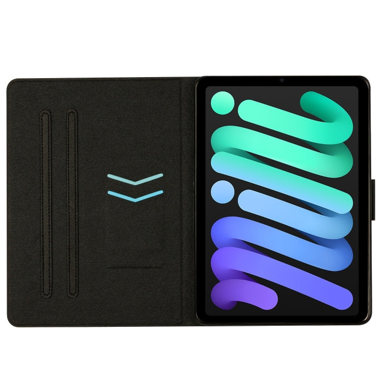 For iPad 2025 / 2022 Marble Pattern Leather Smart Tablet Case(Green) by buy2fix