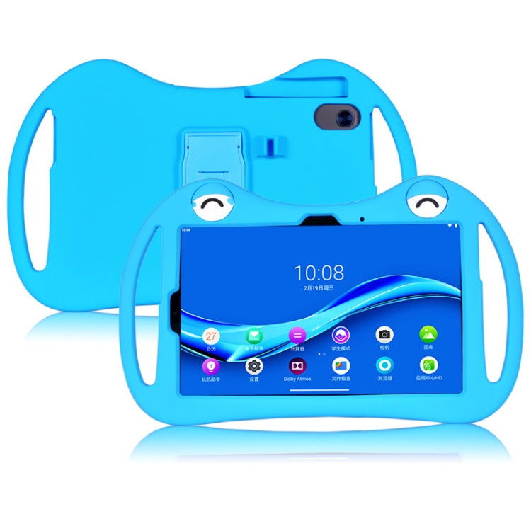 For TCL 10 TabMax 4G 9295G Cartoon Silicone Shockproof Protective Tablet Case(Blue) - Others by buy2fix | Online Shopping UK | buy2fix
