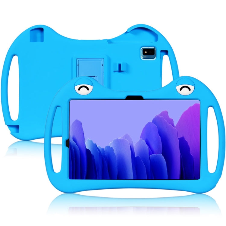For TCL Tab Pro 5G Cartoon Silicone Shockproof Protective Tablet Case with Stand & Pen Slot(Blue) by buy2fix
