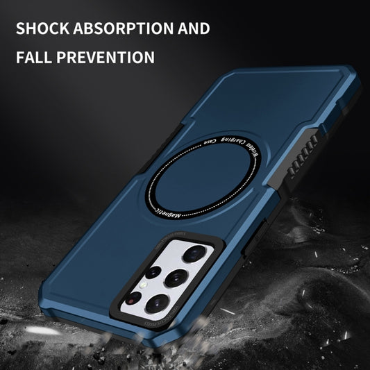 For Samsung Galaxy S23+ 5G MagSafe Shockproof Armor Phone Case(Dark Blue) - Galaxy S23+ 5G Cases by buy2fix | Online Shopping UK | buy2fix