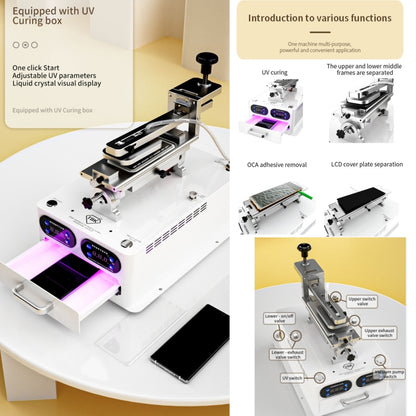 TBK 258S Intelligent Multi-function UV Cured Disassembly Machine, Plug:US Plug - Repair & Spare Parts by TBK | Online Shopping UK | buy2fix