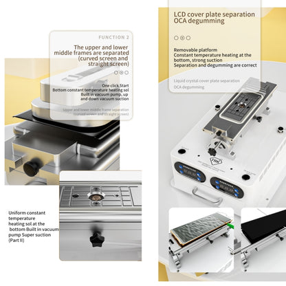 TBK 258S Intelligent Multi-function UV Cured Disassembly Machine, Plug:UK Plug - Repair & Spare Parts by TBK | Online Shopping UK | buy2fix