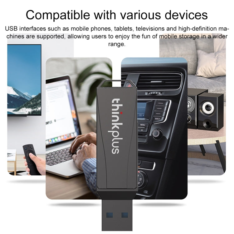 Lenovo Thinkplus MU252 USB 3.1 + USB-C / Type-C Flash Drive, Memory:128GB -  by Lenovo | Online Shopping UK | buy2fix