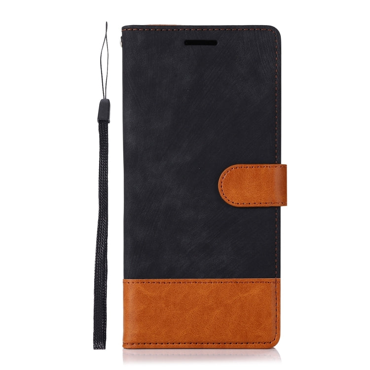 For Xiaomi Redmi Note 9 Pro / Note 9s Splicing Leather Phone Case(Black) - Xiaomi Cases by buy2fix | Online Shopping UK | buy2fix