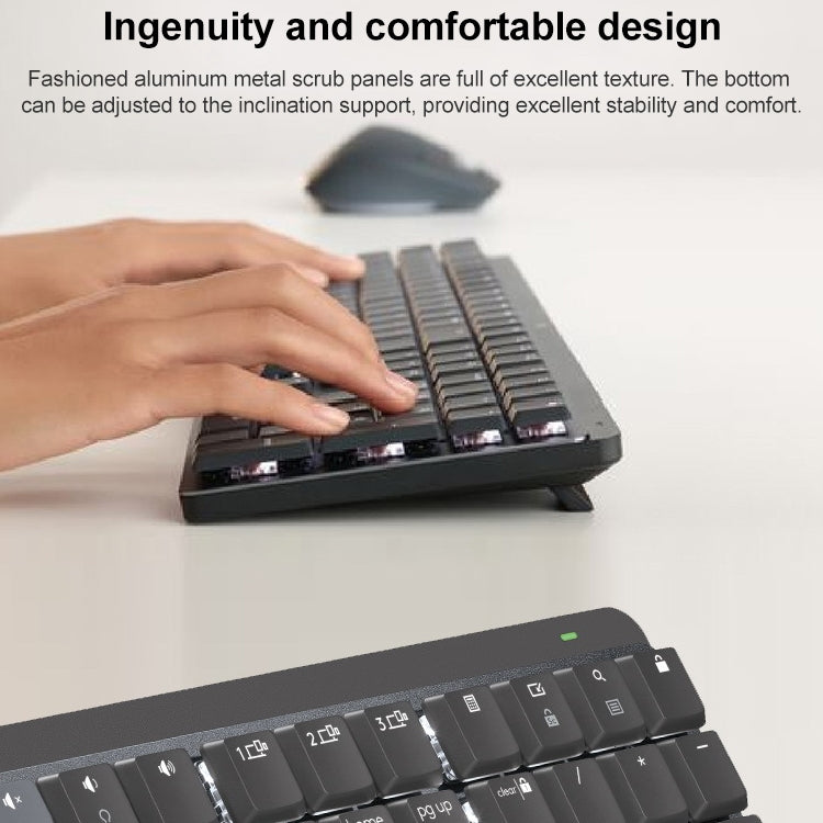 Logitech MX Mechanical Mini Wireless Bluetooth Dual Mode Keyboard with Logi Bolt USB Receiver(Brown Axis) - Wireless Keyboard by Logitech | Online Shopping UK | buy2fix