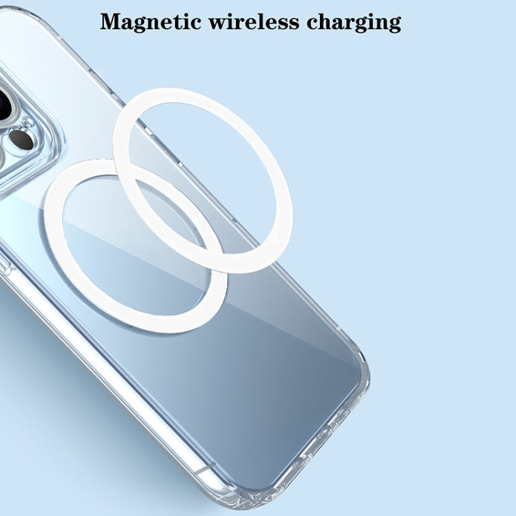 For iPhone 13 Simple Transparent Magsafe Phone Case - iPhone 13 Cases by buy2fix | Online Shopping UK | buy2fix