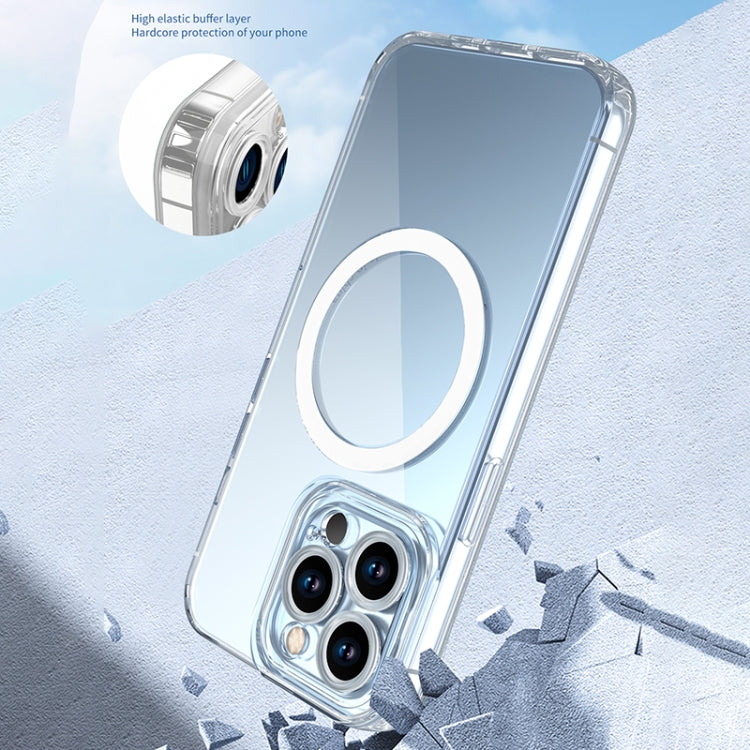 For iPhone 12 Pro Max Simple Transparent Magsafe Phone Case by buy2fix
