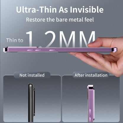 For Samsung Galaxy Note20 Ultra MagSafe Frosted Metal Phone Case(Purple) by buy2fix