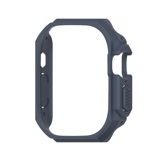 For Apple Watch Ultra 3 / 2 / 1 49mm Mijobs Ultra-thin Bezel PC Watch Case(Dark Blue) by MIJOBS