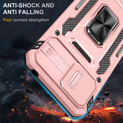 For Xiaomi Redmi 9A Armor PC + TPU Camera Shield Phone Case(Rose Gold) - Xiaomi Cases by buy2fix | Online Shopping UK | buy2fix