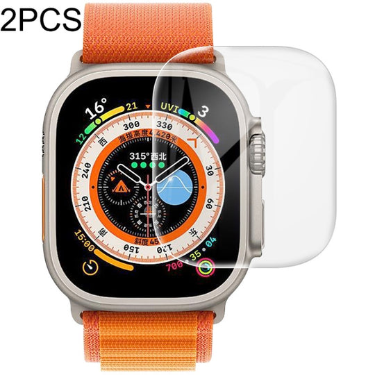 For Apple Watch Ultra 4 / 3 / 2 / 1 49mm 2pcs imak Curved Full Screen Hydrogel Film Front Protector