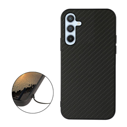 For Samsung Galaxy A54 5G Carbon Fiber Texture Shockproof Phone Case(Black) by buy2fix