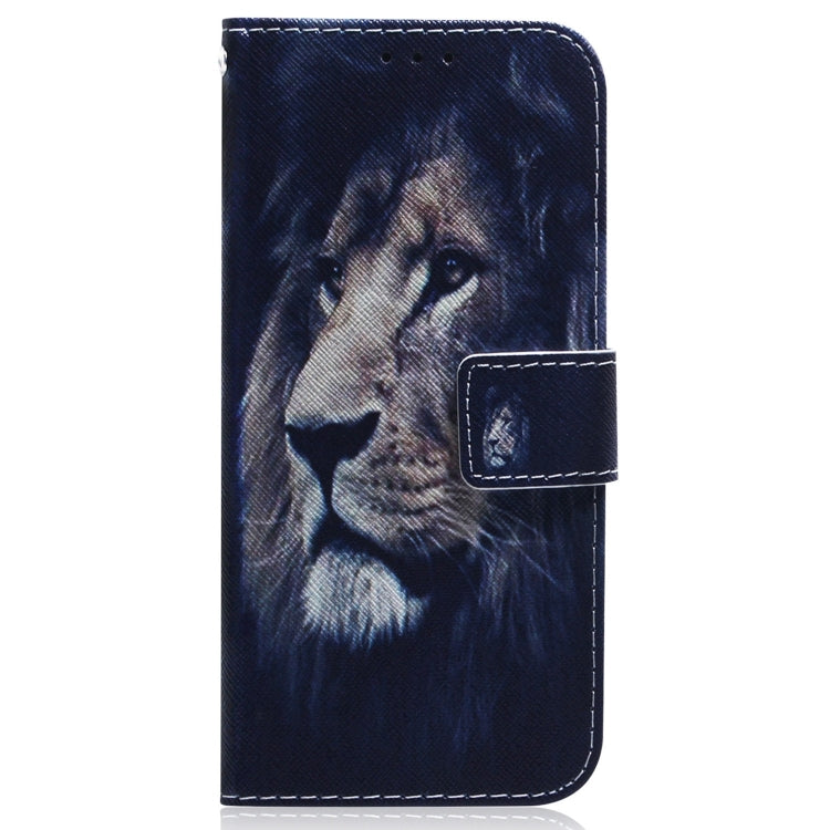 For Tecno Pova 4 Coloured Drawing Flip Leather Phone Case(Lion) by buy2fix