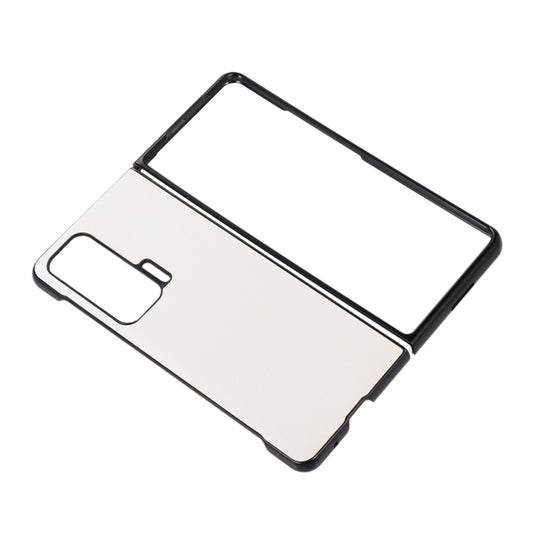 For Honor Magic Vs Two-color Litchi Texture Phone Case(White) by buy2fix