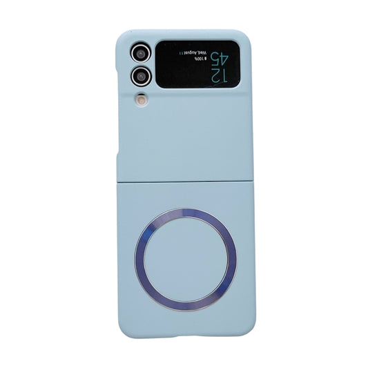 For Samsung Galaxy Z Flip4 Skin Feel MagSafe Magnetic Phone Case(Blue) - Galaxy Z Flip4 5G Cases by buy2fix | Online Shopping UK | buy2fix