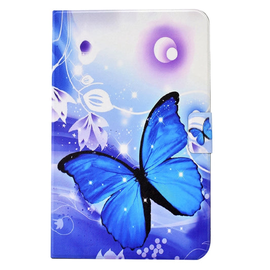 For Lenovo Tab M10 HD Gen 2 Electric Pressed TPU Smart Leather Tablet Case(Blue Butterfly) by buy2fix
