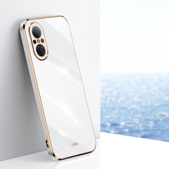 For Huawei nova 9 SE XINLI Straight Edge 6D Electroplate TPU Phone Case(White)