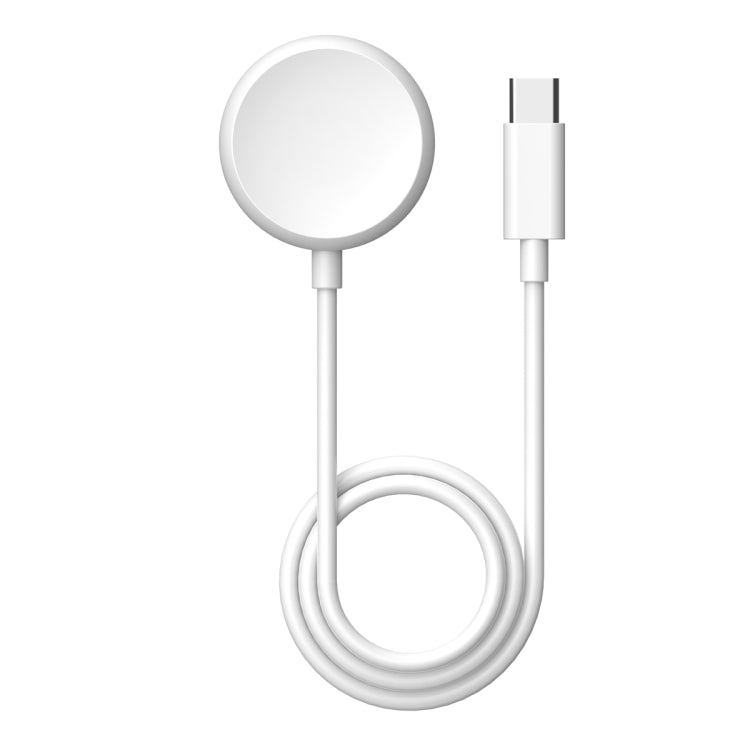 For Google Pixel Watch Type-C Port Smart Watch Magnetic Charging Cable, Length: 1m(White) by buy2fix