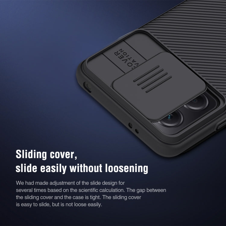 For Xiaomi Redmi Note 12 China NILLKIN Black Mirror Series PC Camshield Full Coverage Dust-proof Scratch Resistant Case(Black) - Note 12 Cases by NILLKIN | Online Shopping UK | buy2fix