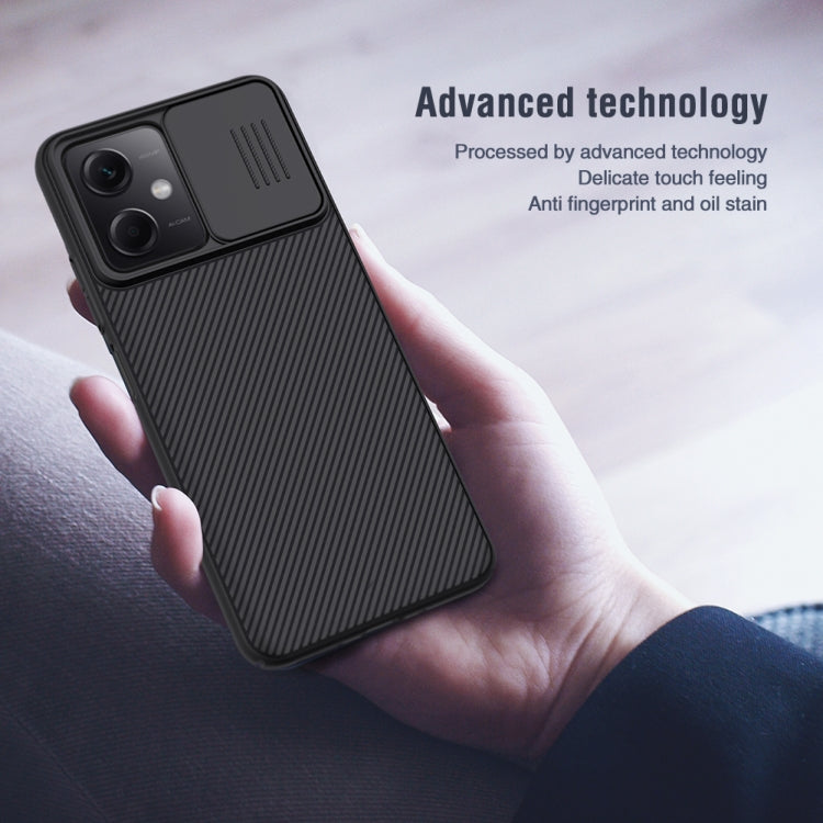 For Xiaomi Redmi Note 12 China NILLKIN Black Mirror Series PC Camshield Full Coverage Dust-proof Scratch Resistant Case(Black) - Note 12 Cases by NILLKIN | Online Shopping UK | buy2fix