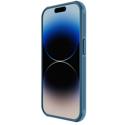 For iPhone 14 Pro Max NILLKIN CamShield S PC Phone Case(Blue) - iPhone 14 Pro Max Cases by NILLKIN | Online Shopping UK | buy2fix