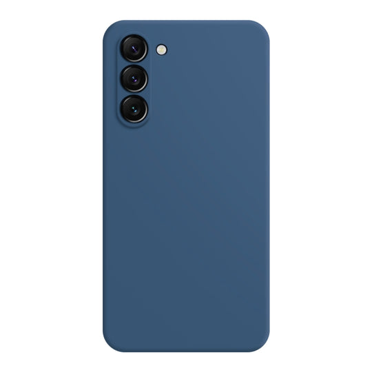 Pour Samsung Galaxy S23 + 5G Étui de téléphone en silicone liquide imitation (bleu)