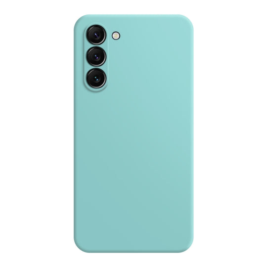 Pour Samsung Galaxy S23 + 5G Étui de téléphone en silicone liquide imitation (bleu ciel)