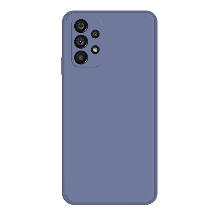 For Samsung Galaxy A73 5G Imitation Liquid Silicone Phone Case(Grey) by buy2fix