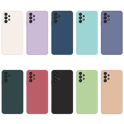 For Samsung Galaxy A73 5G Imitation Liquid Silicone Phone Case(White) by buy2fix