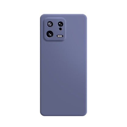 For Xiaomi 13 Imitation Liquid Silicone Phone Case(Grey) - 13 Cases by buy2fix | Online Shopping UK | buy2fix