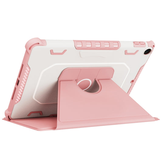 For iPad 9.7 2018/2017 / Air 1/Air 2 360 Degree Rotating Armored Smart Tablet Leather Case(Pink) by buy2fix