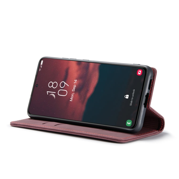 For Samsung Galaxy S23 5G CaseMe 013 Multifunctional Horizontal Flip Leather Phone Case(Wine Red) - Galaxy S23 5G Cases by CaseMe | Online Shopping UK | buy2fix